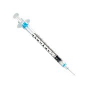 1mL Safety Syringe w/ Fixed Needle